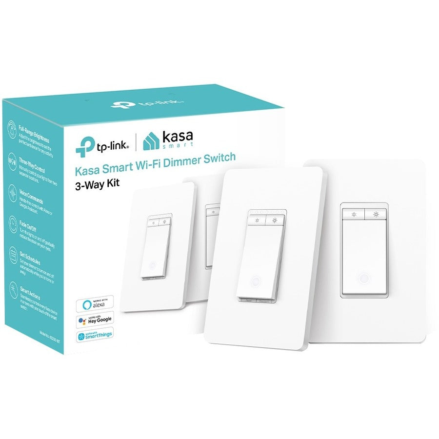 Kasa Smart WiFi Light Switch, 3-Way Dimmer Kit KS230 KIT