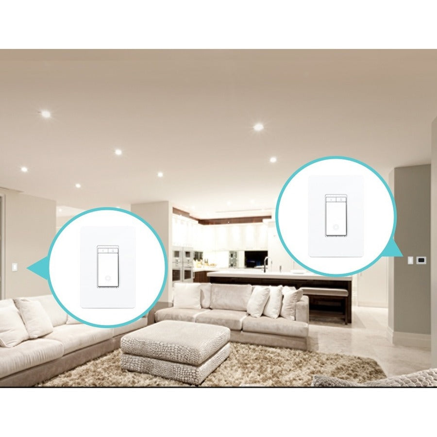 Kasa Smart WiFi Light Switch, 3-Way Dimmer Kit KS230 KIT