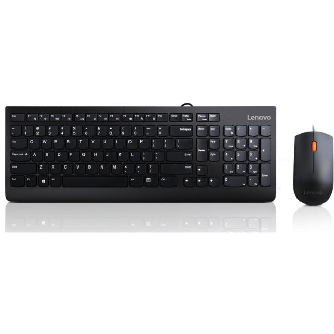 Lenovo 300 USB Combo Keyboard & Mouse - US English (103P) GX30M39606