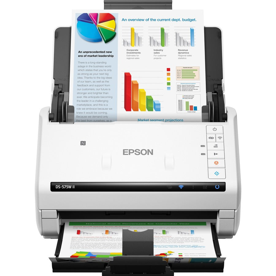 Epson DS-575W II Sheetfed Scanner - 600 x 600 dpi Optical B11B263202