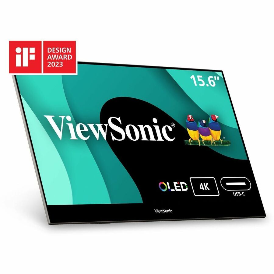 ViewSonic VX1655-4K-OLED 16" Class 4K UHD OLED Monitor - 16:9 - Black VX1655-4K-OLED