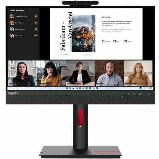 Lenovo ThinkCentre Tiny-In-One 22 Gen 5 22" Class Webcam Full HD LED Monitor - 16:9 - Black 12N9GAR1US