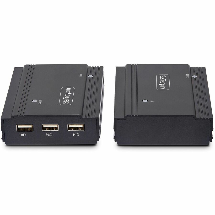 StarTech.com DisplayPort KVM Extender over Fiber Optic, 4K 60Hz, Console Extender Kit, Up to 984ft/300m (Multi-mode), 2x 10G SFP+ Modules FD121-KVM-EXTENDER