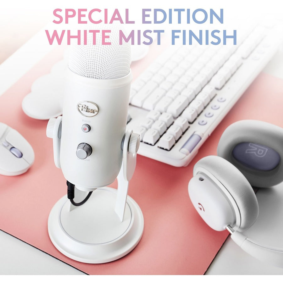 Blue Yeti Wired Microphone - White Mist 988-000529