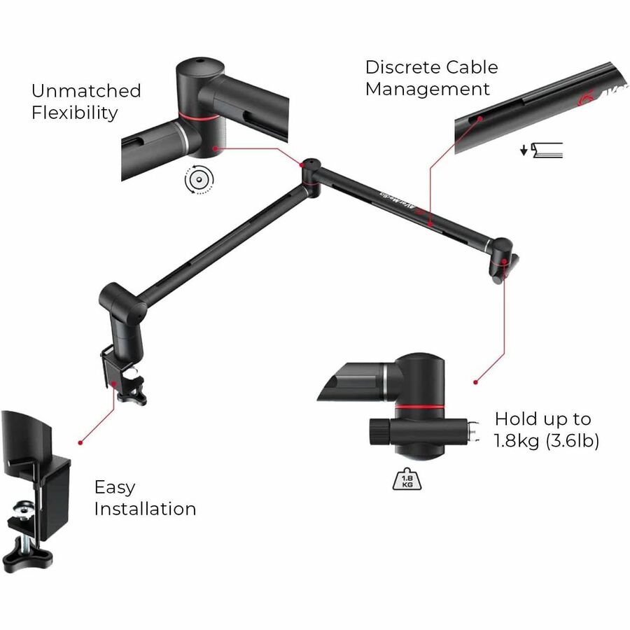 AVerMedia Mounting Arm for Microphone, Camera, Tablet, Phone BA311