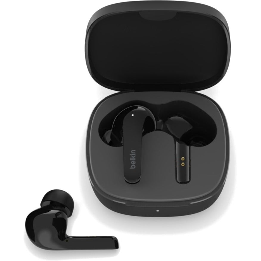 Belkin SOUNDFORM Flow Noise Cancelling Earbuds AUC006BTBK