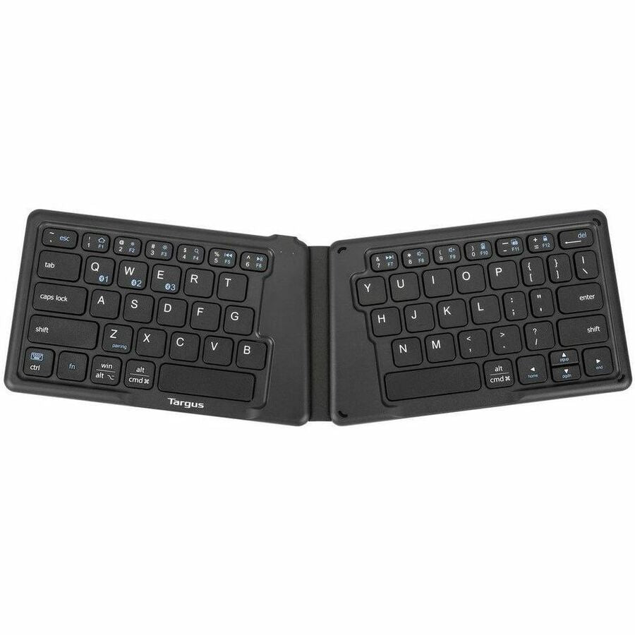 Targus Ergonomic Foldable Bluetooth Antimicrobial Keyboard AKF003US