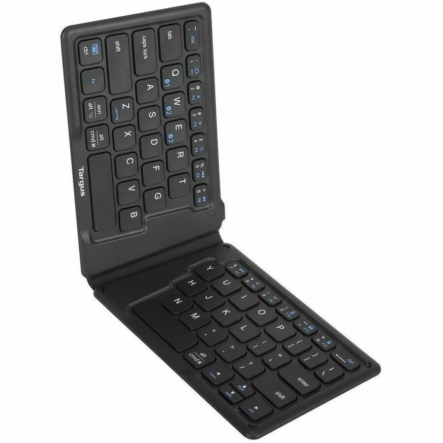 Targus Ergonomic Foldable Bluetooth Antimicrobial Keyboard AKF003US