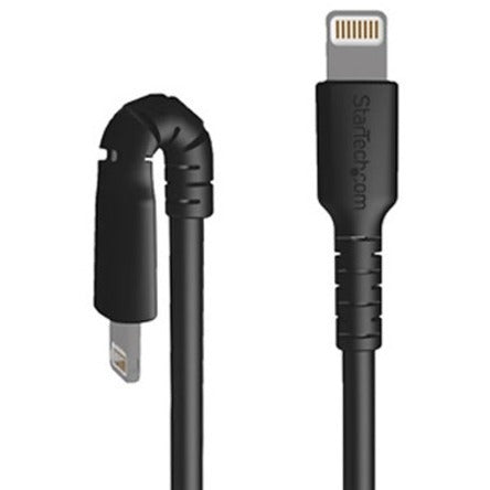 StarTech.com 3 foot/1m Durable Black USB-C to Lightning Cable, Rugged Heavy Duty Charging/Sync Cable for Apple iPhone/iPad MFi Certified RUSBCLTMM1MB