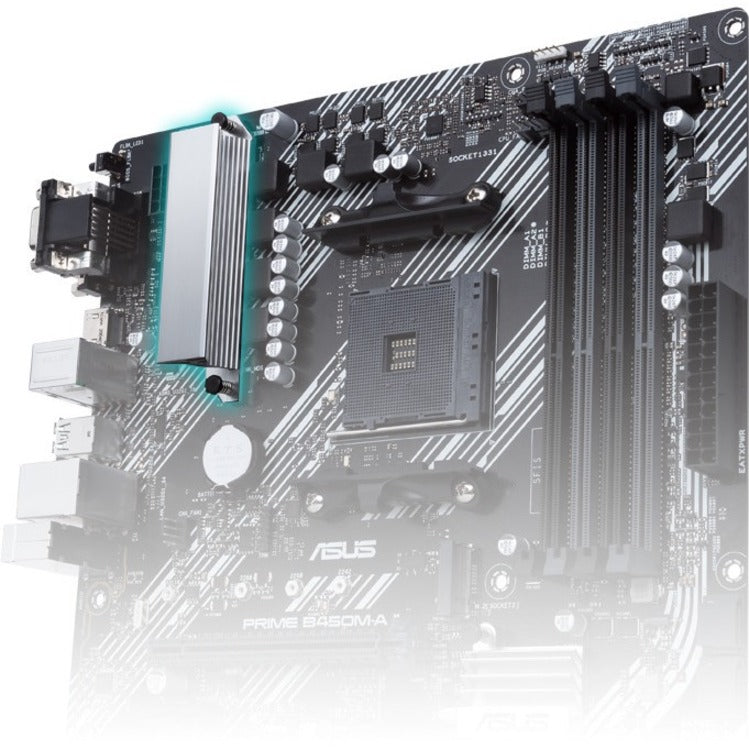 Asus Prime B450M-A II Desktop Motherboard - AMD B450 Chipset - Socket AM4 - Micro ATX PRIME B450M-A II