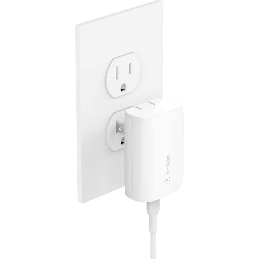 Belkin BoostCharge USB-C PD 3.0 PPS Wall Charger 30W - Power Adapter WCA005DQWH