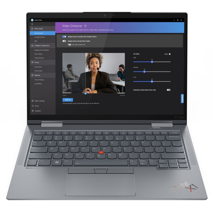 Lenovo ThinkPad X1 Yoga Gen 8 21HQ001NUS 14" Touchscreen Convertible 2 in 1 Notebook - WUXGA - Intel Core i5 13th Gen i5-1335U - Intel Evo Platform - 16 GB - 256 GB SSD - English Keyboard - Storm Gray 21HQ001NUS