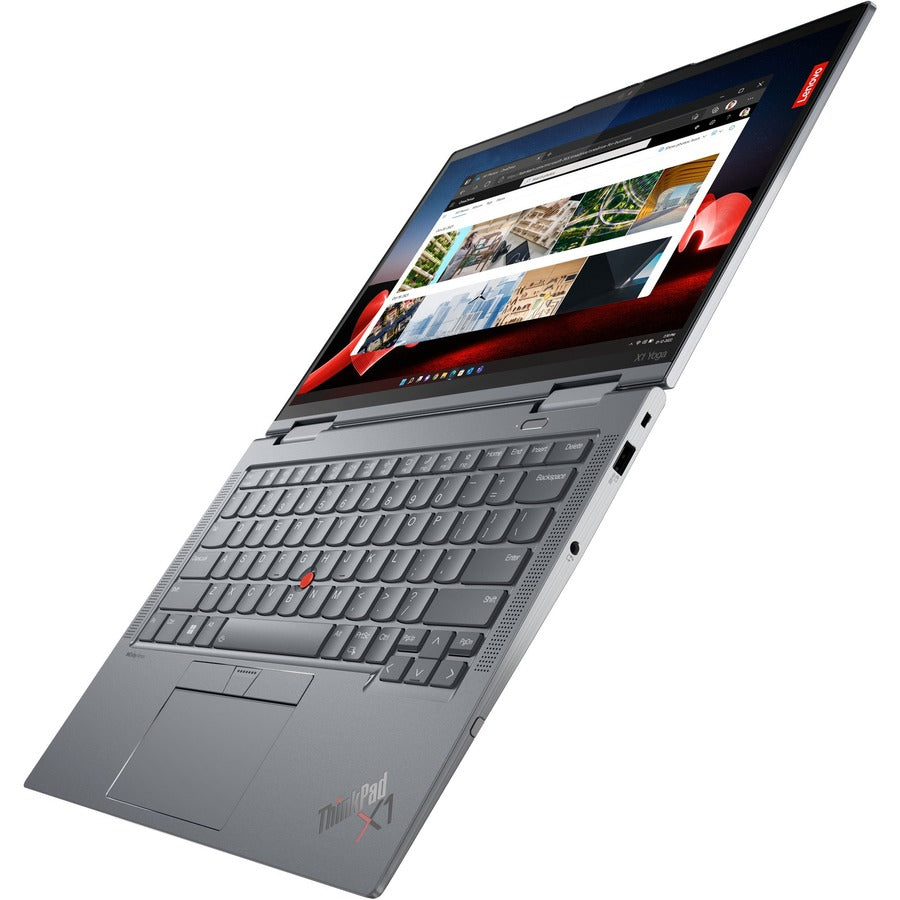 Lenovo ThinkPad X1 Yoga Gen 8 21HQ001NUS 14" Touchscreen Convertible 2 in 1 Notebook - WUXGA - Intel Core i5 13th Gen i5-1335U - Intel Evo Platform - 16 GB - 256 GB SSD - English Keyboard - Storm Gray 21HQ001NUS