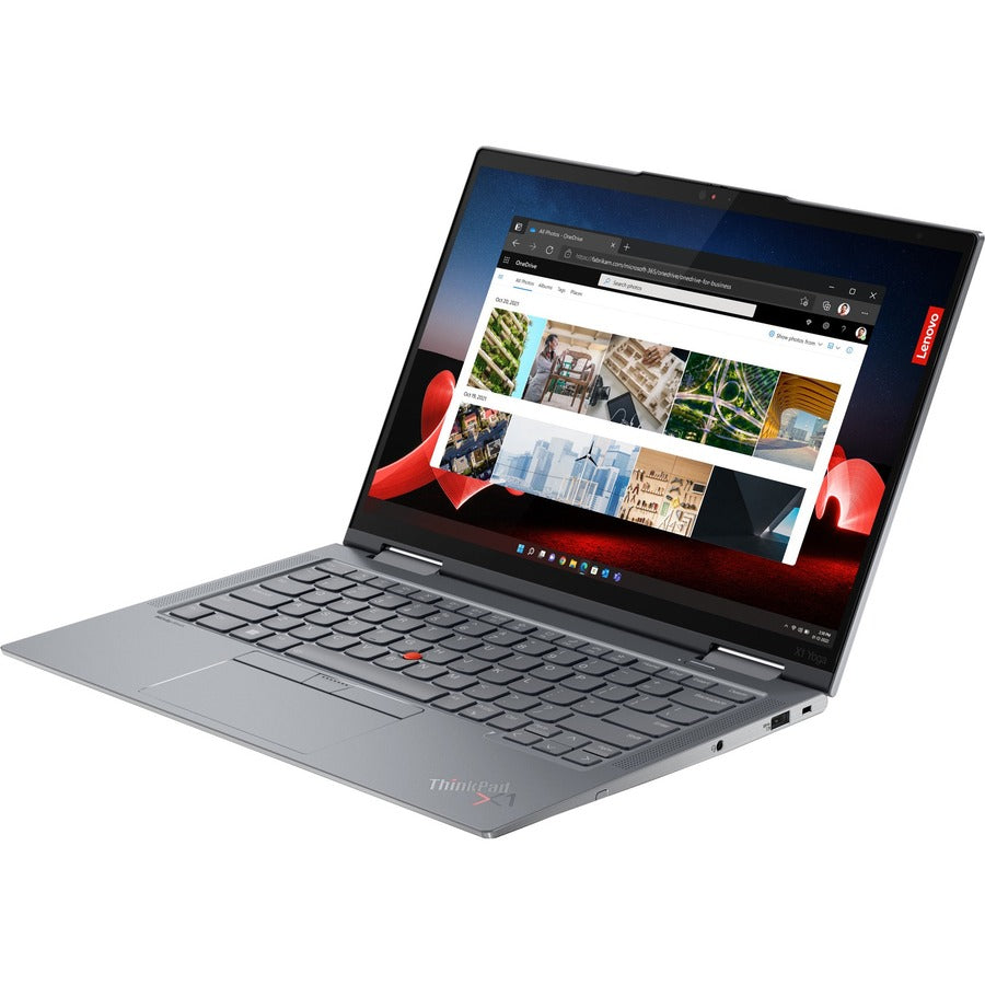 Lenovo ThinkPad X1 Yoga Gen 8 21HQ001NUS 14" Touchscreen Convertible 2 in 1 Notebook - WUXGA - Intel Core i5 13th Gen i5-1335U - Intel Evo Platform - 16 GB - 256 GB SSD - English Keyboard - Storm Gray 21HQ001NUS