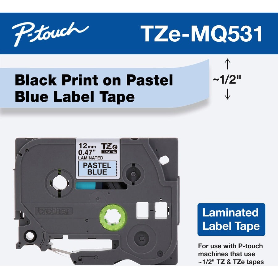 Brother P-Touch TZe Laminated Tape TZEMQ531