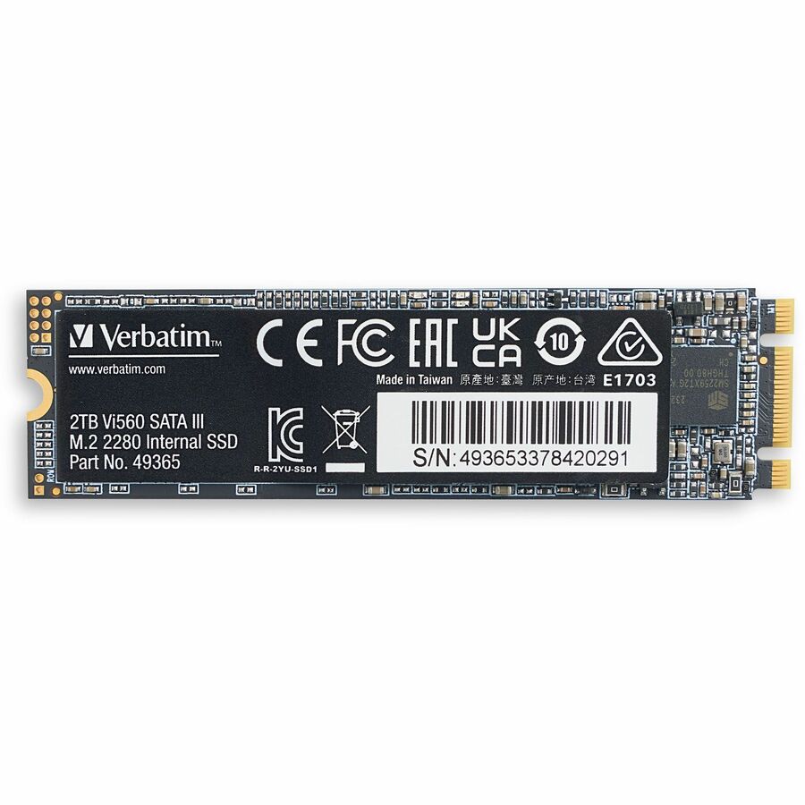 Verbatim Vi560 2 TB Solid State Drive - M.2 2280 Internal - SATA (SATA/600) 49365