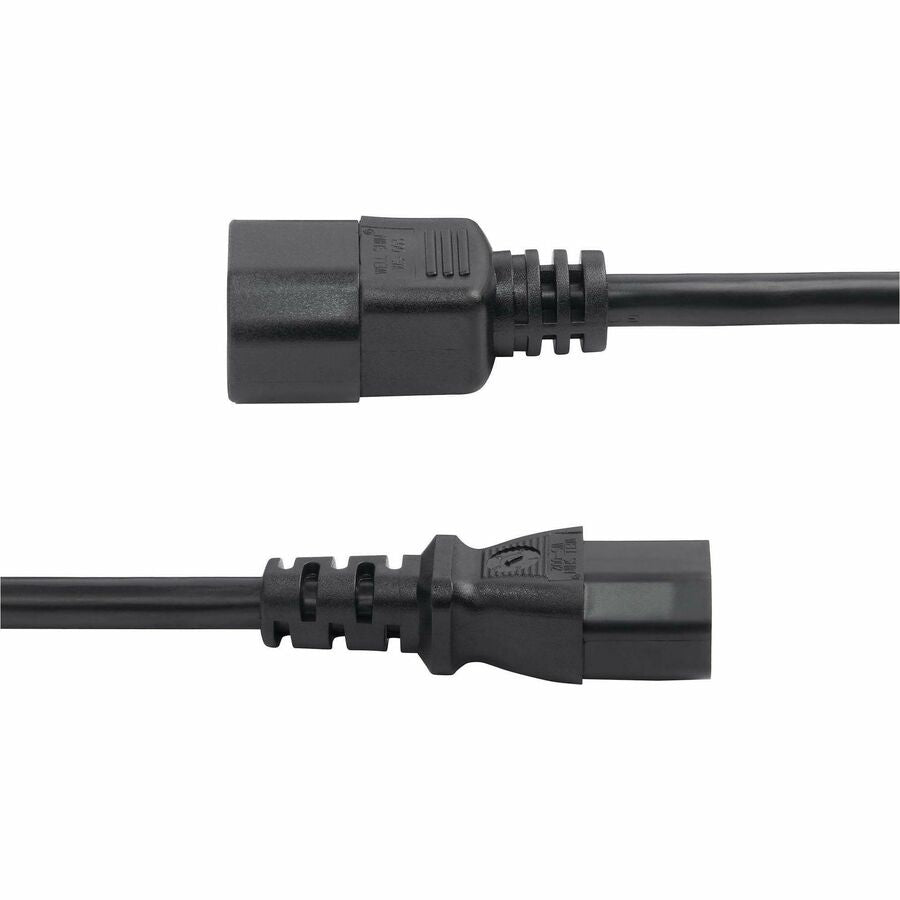 StarTech.com 1ft (0.3m) Power Extension Cord, IEC 60320 C14 to C13 PDU Power Cord, 10A 250V, 18AWG, UL Listed 8713-8100-POWER-CORD