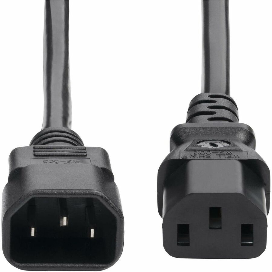 StarTech.com 1ft (0.3m) Power Extension Cord, IEC 60320 C14 to C13 PDU Power Cord, 10A 250V, 18AWG, UL Listed 8713-8100-POWER-CORD