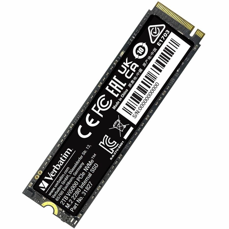 Verbatim Vi5000 2 TB Solid State Drive - M.2 2280 Internal - PCI Express NVMe (PCI Express NVMe 4.0) 31827