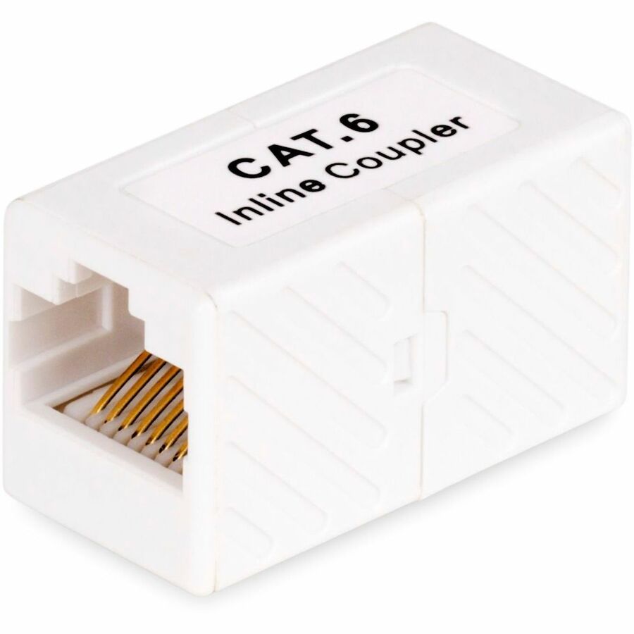 StarTech.com RJ45 Coupler 5-Pack, Inline Cat6 Coupler, Female to Female (F/F) T568 Connector, Unshielded Ethernet Cable Extension IN-CAT6-COUPLER-U5