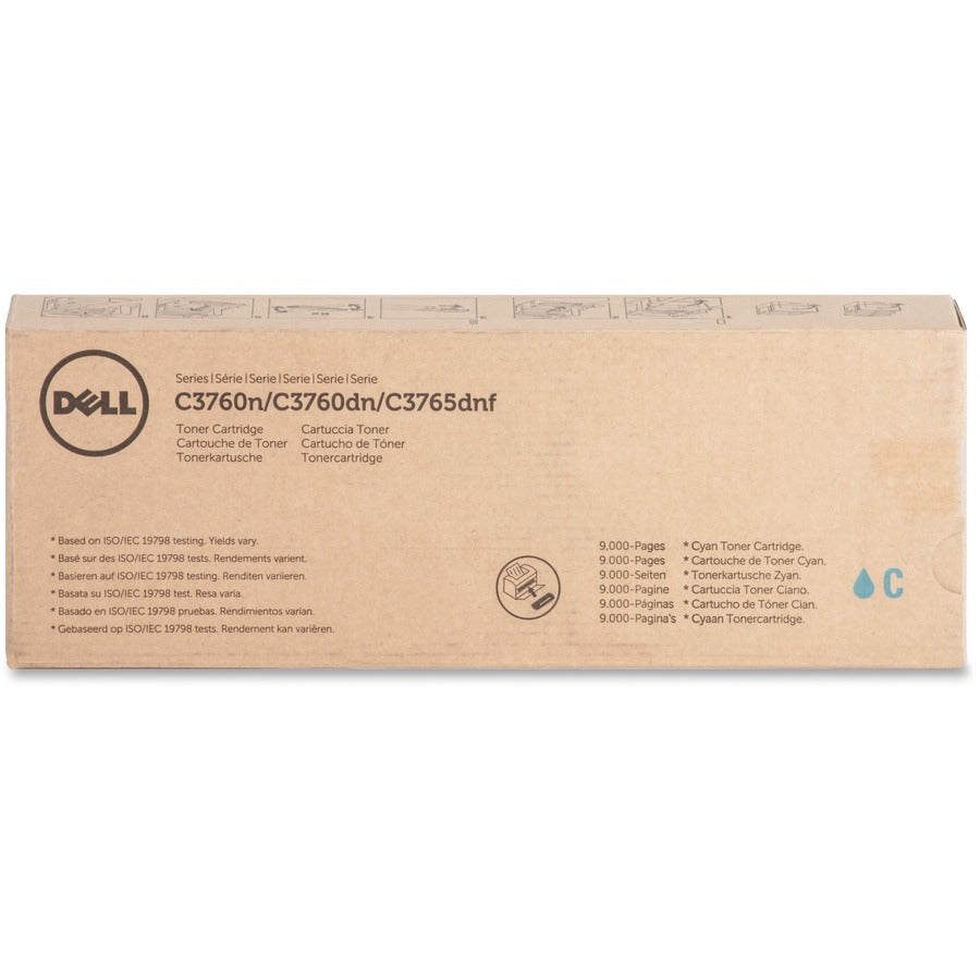 Dell Original Extra High Yield Laser Toner Cartridge - Cyan - 1 Each 1M4KP