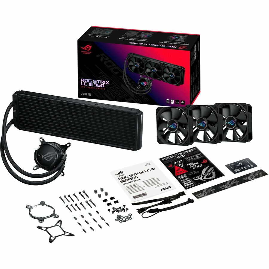 Asus ROG STRIX LC III 360 Cooling Fan/Radiator/Water Block/Pump - 1 Pack ROG STRIX LC III 360