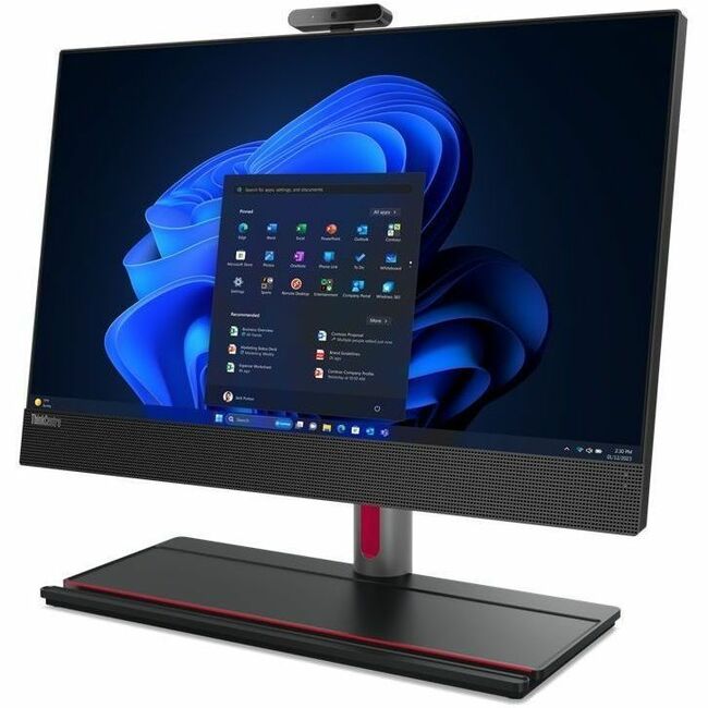 Lenovo ThinkCentre M90a Gen 5 12SH001LUS All-in-One Computer - Intel Core i5 14th Gen i5-14500 - vPro Technology - 16 GB - 256 GB SSD - 23.8" Full HD Touchscreen - Desktop - Black 12SH001LUS