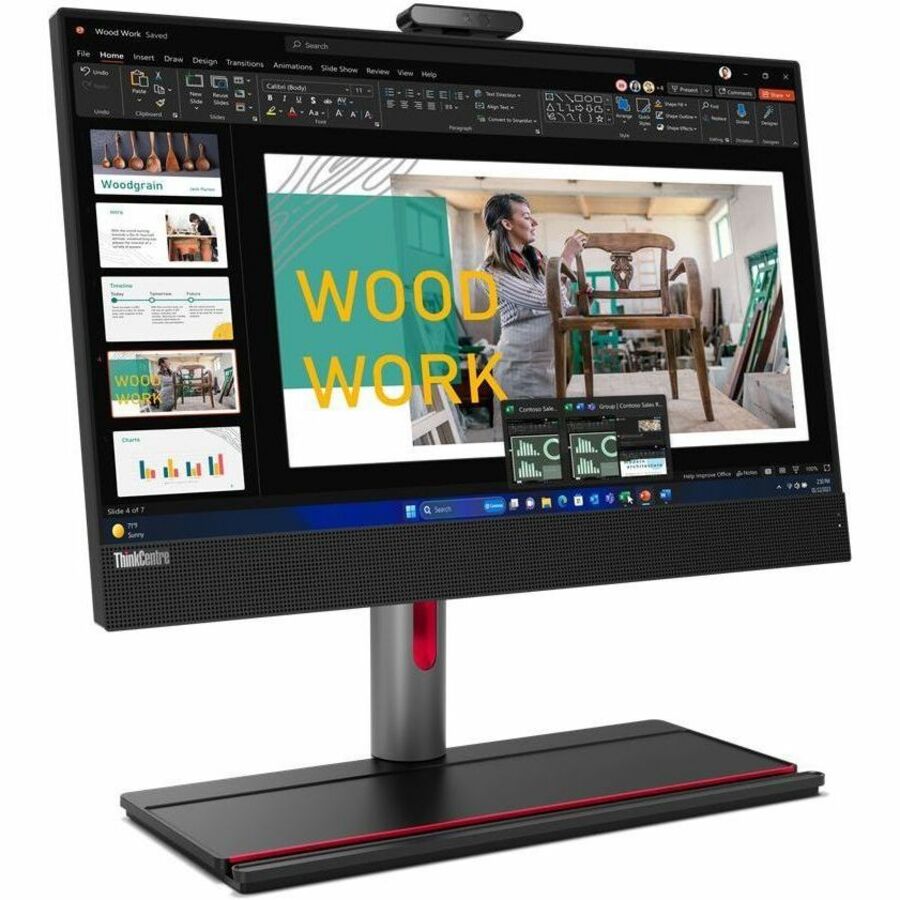 Lenovo ThinkCentre M90a Gen 5 12SH001LUS All-in-One Computer - Intel Core i5 14th Gen i5-14500 - vPro Technology - 16 GB - 256 GB SSD - 23.8" Full HD Touchscreen - Desktop - Black 12SH001LUS