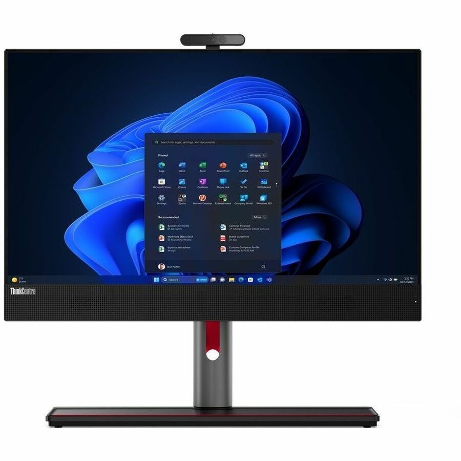 Lenovo ThinkCentre M90a Gen 5 12SH001LUS All-in-One Computer - Intel Core i5 14th Gen i5-14500 - vPro Technology - 16 GB - 256 GB SSD - 23.8" Full HD Touchscreen - Desktop - Black 12SH001LUS