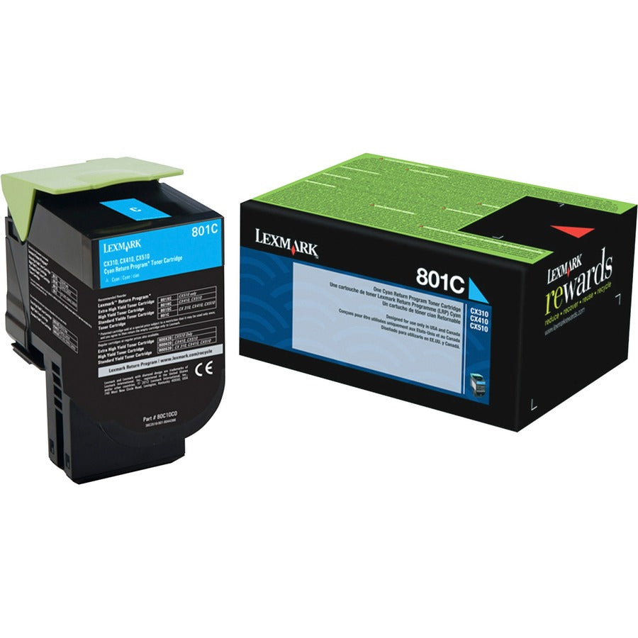 Lexmark Unison 801C Toner Cartridge 80C10C0