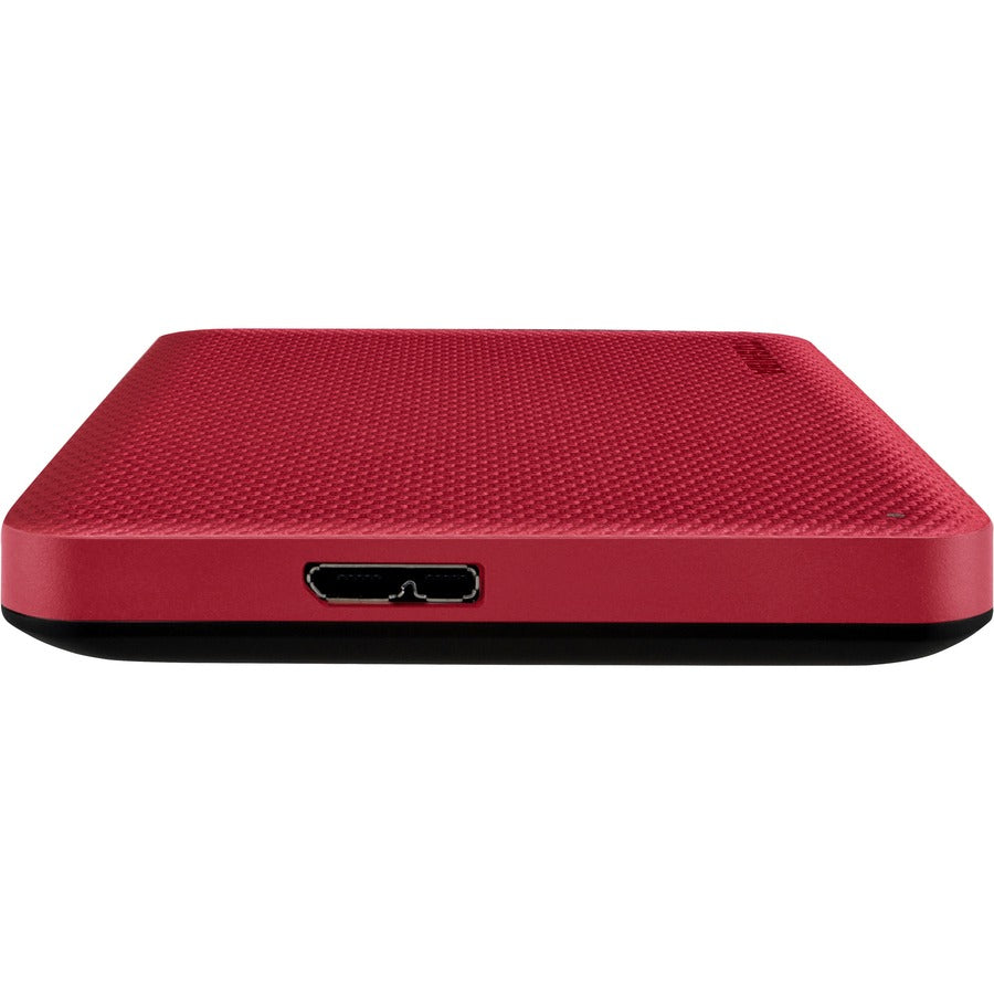 Toshiba Canvio Advance HDTCA20XR3AA 2 TB Portable Hard Drive - External - Red HDTCA20XR3AA