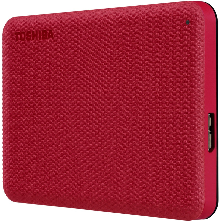 Toshiba Canvio Advance HDTCA20XR3AA 2 TB Portable Hard Drive - External - Red HDTCA20XR3AA