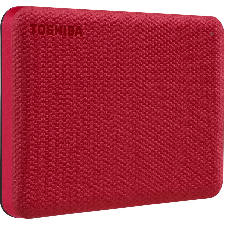 Toshiba Canvio Advance HDTCA20XR3AA 2 TB Portable Hard Drive - External - Red HDTCA20XR3AA