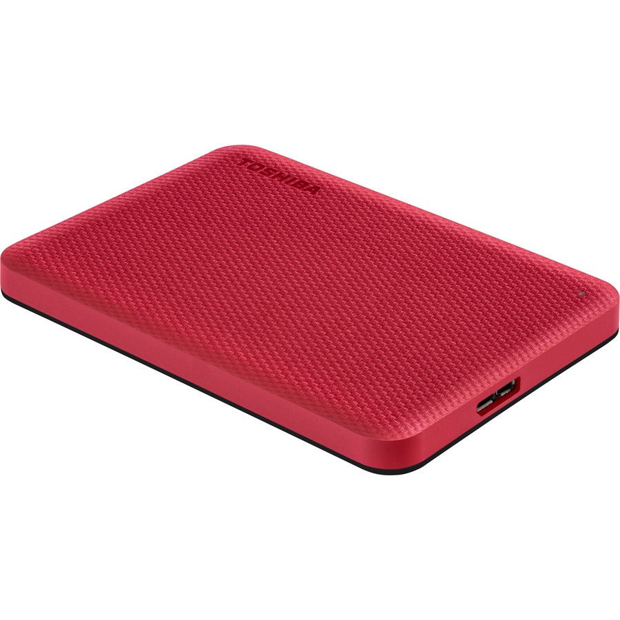 Toshiba Canvio Advance HDTCA20XR3AA 2 TB Portable Hard Drive - External - Red HDTCA20XR3AA