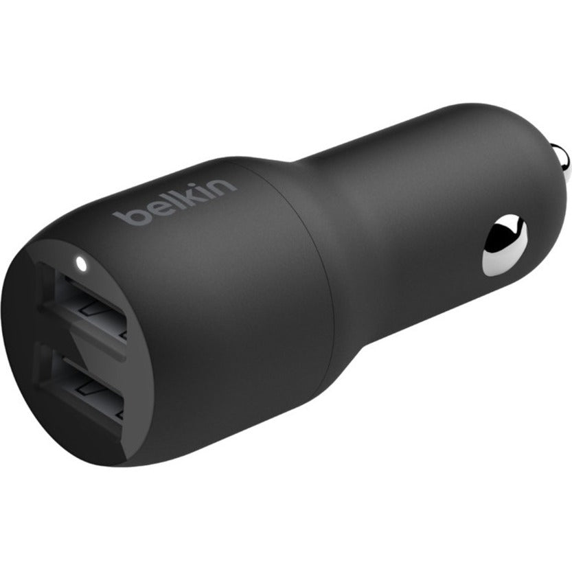 Belkin BoostCharge Dual USB-A Car Charger 24W CCB001BTBK