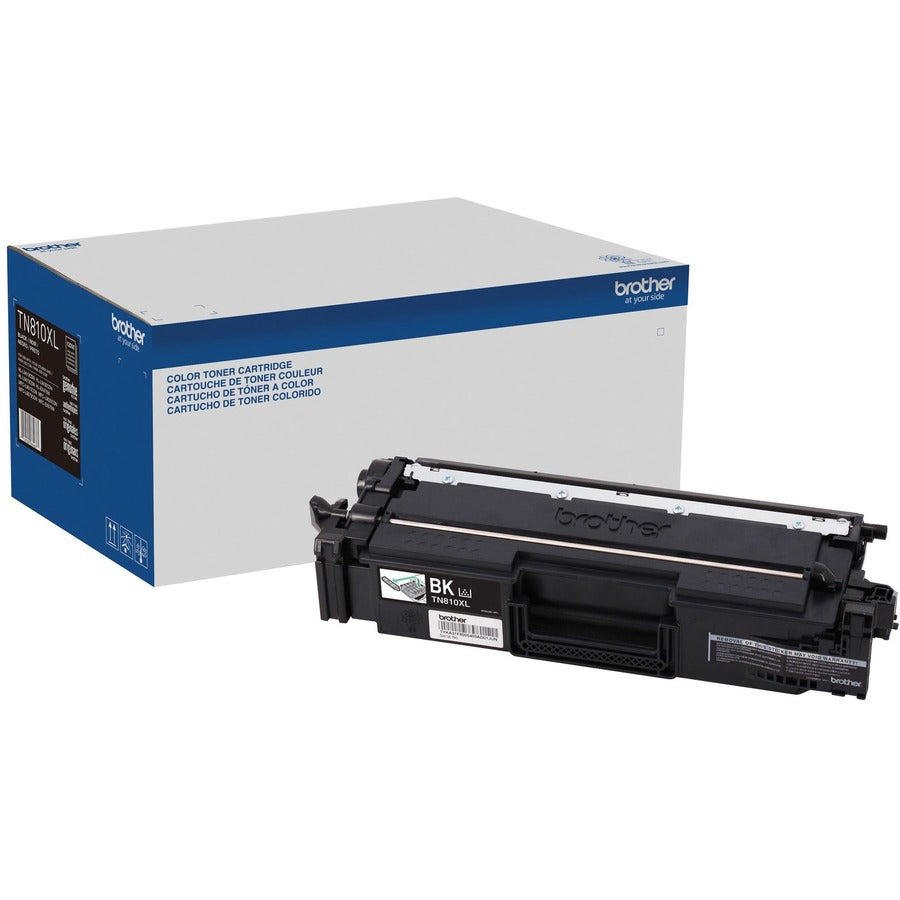 Brother TN810XLBK Original High Yield Laser Toner Cartridge - Black - 1 Each TN810XLBK