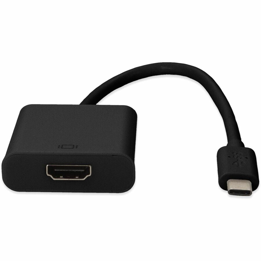 AddOn 20cm (8in) USB 3.1 Type (C) Male to HDMI Female Black Adapter Cable USBC2HDMI