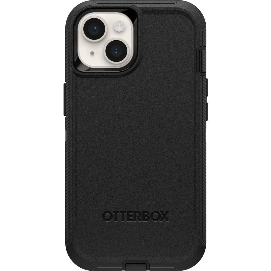 OtterBox Defender Rugged Carrying Case (Holster) Apple iPhone 13 Smartphone - Black 77-85437