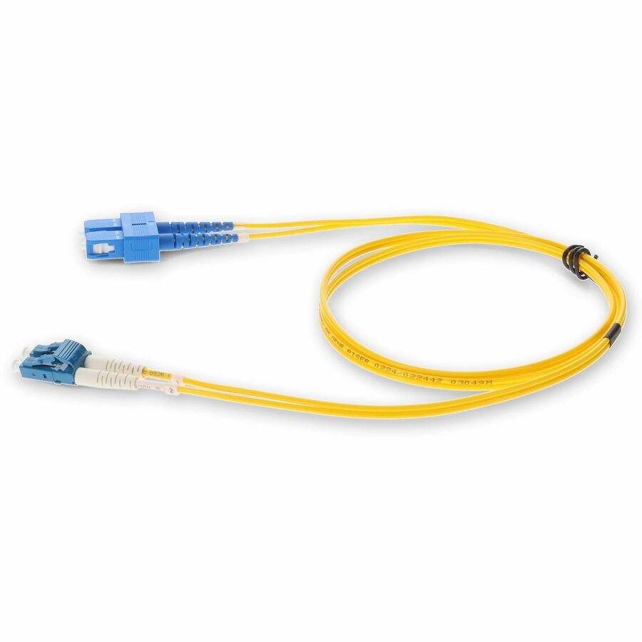 AddOn 5m SMF 9/125 Duplex SC/LC OS1 Yellow OFNR (Riser Rated) Patch Cable ADD-SC-LC-5M9SMF