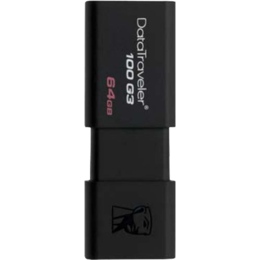 Kingston 64GB DataTraveler 100 G3 USB 3.0 Flash Drive DT100G3/64GBCL