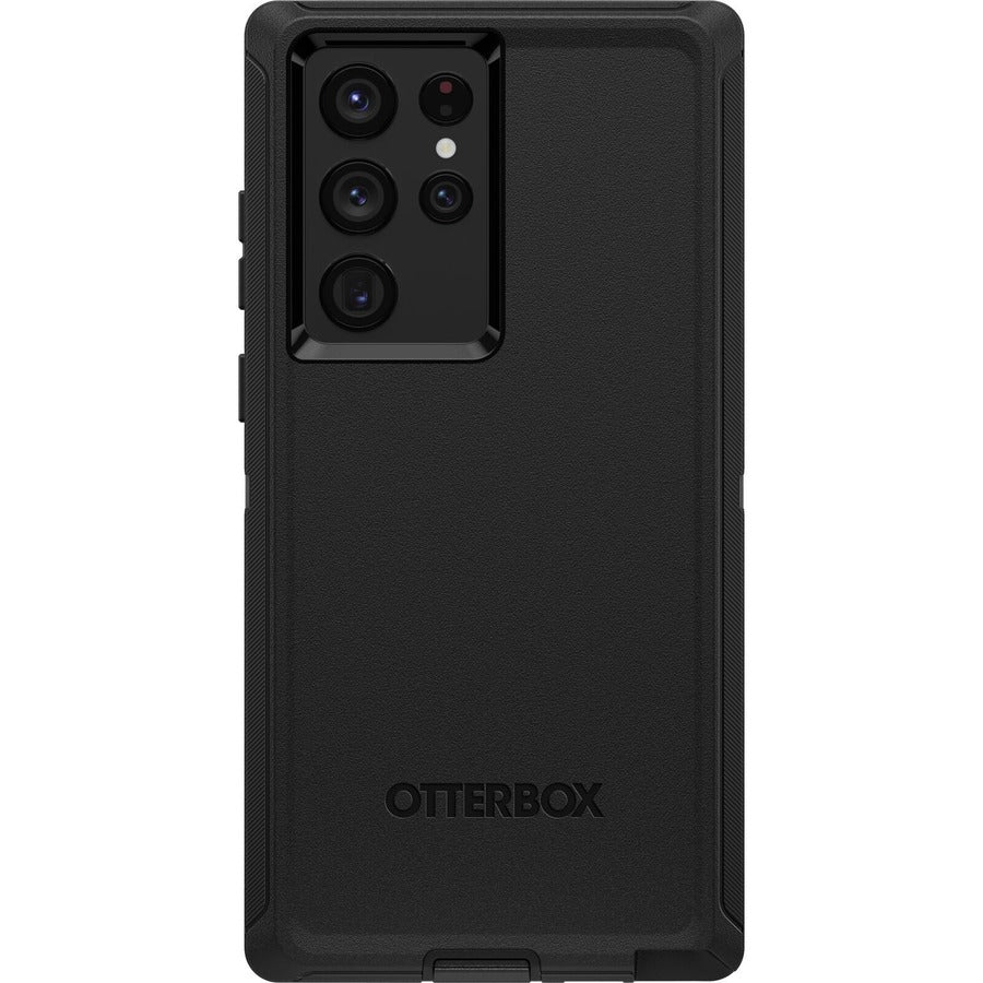 OtterBox Defender Rugged Carrying Case (Holster) Samsung Galaxy S22 Smartphone - Black 77-86358