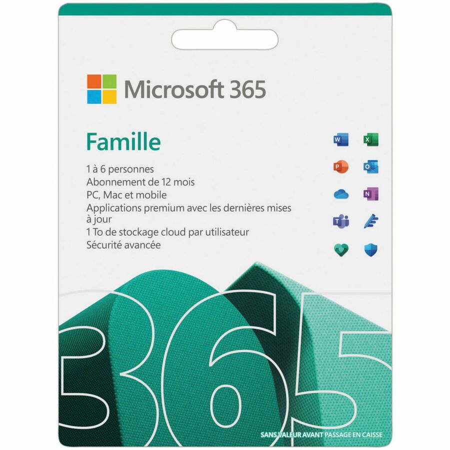 Microsoft 365 Family - French 6GQ-01575