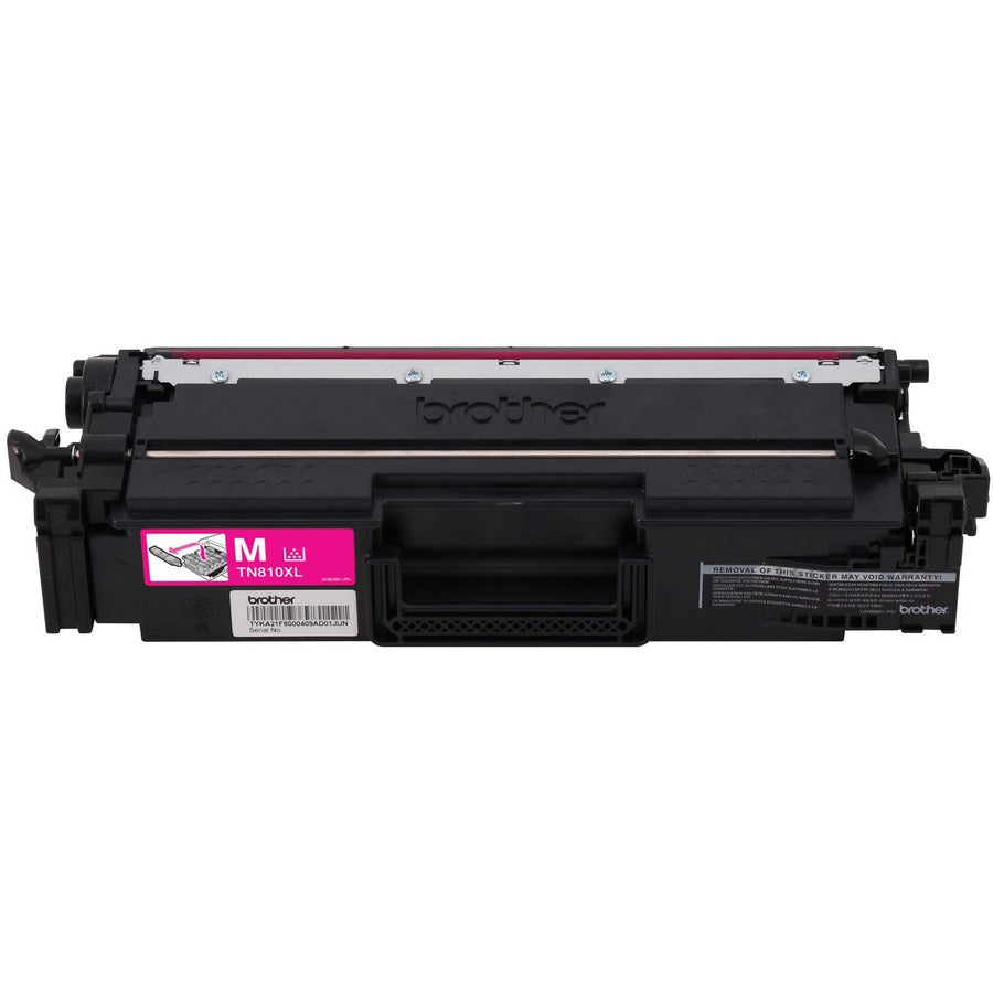 Brother TN810XLM Original High Yield Laser Toner Cartridge - Magenta - 1 Each TN810XLM