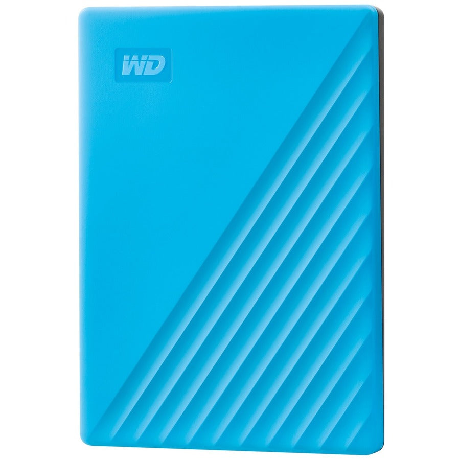 WD My Passport WDBYVG0010BBL-WESN 1 TB Portable Hard Drive - External - Sky WDBYVG0010BBL-WESN