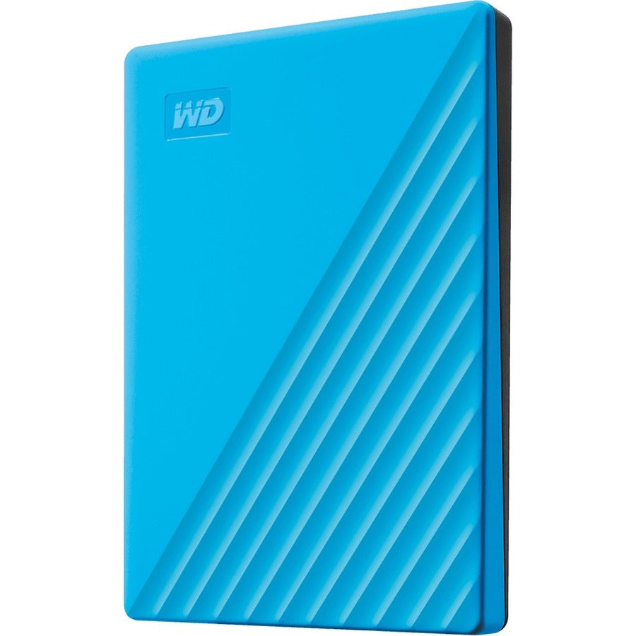 WD My Passport WDBYVG0010BBL-WESN 1 TB Portable Hard Drive - External - Sky WDBYVG0010BBL-WESN