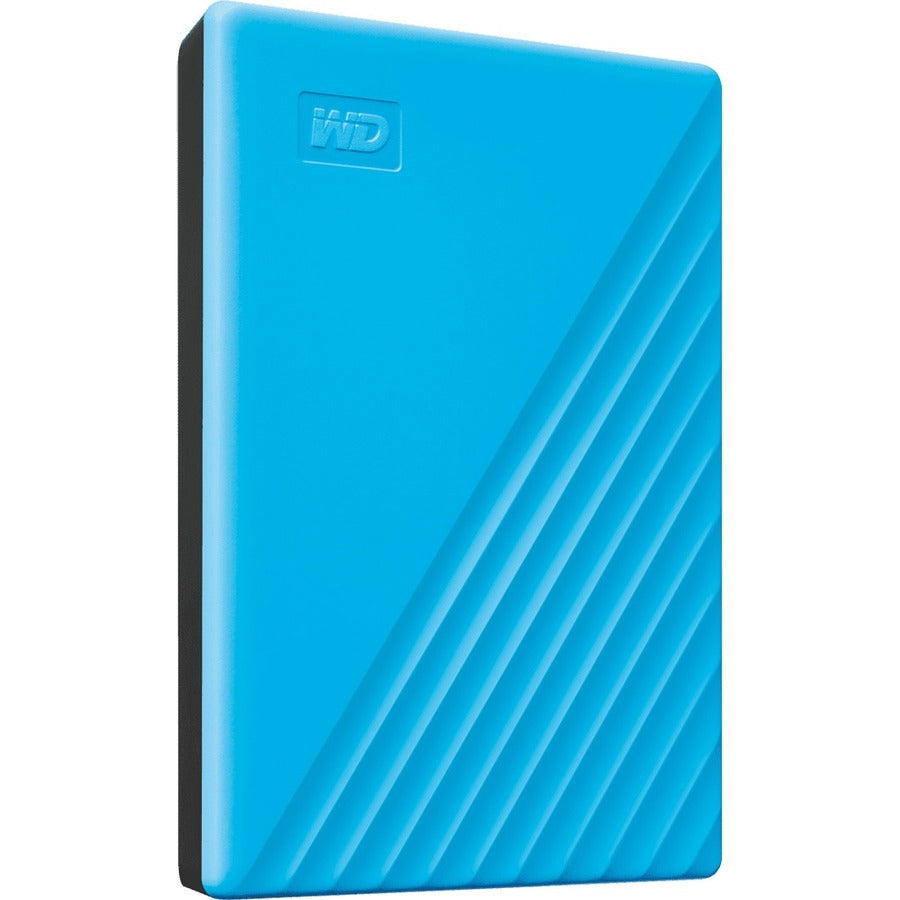 WD My Passport WDBYVG0010BBL-WESN 1 TB Portable Hard Drive - External - Sky WDBYVG0010BBL-WESN