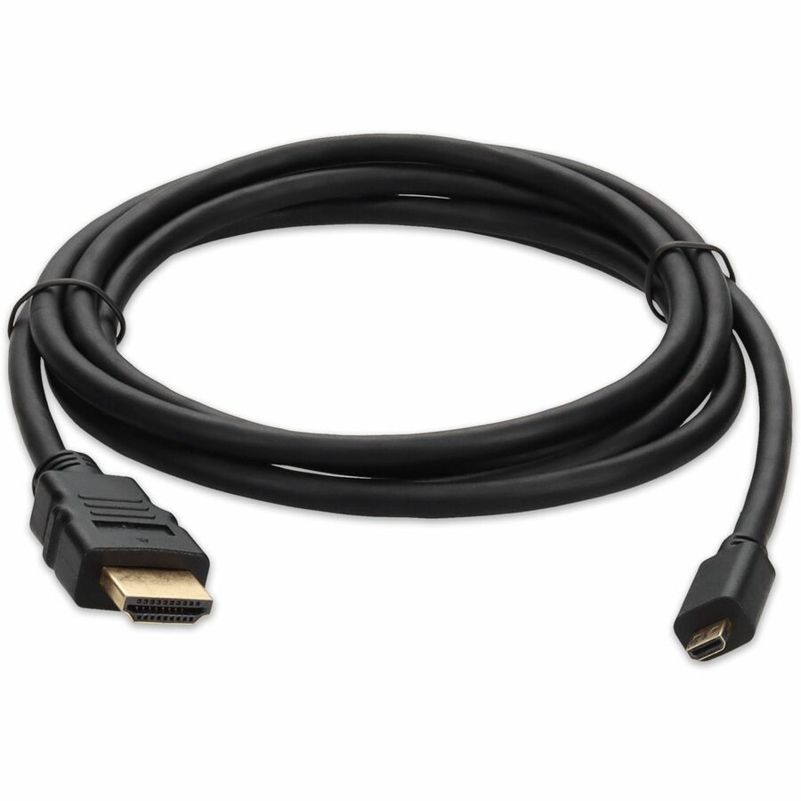 AddOn 3ft (30cm) HDMI to Micro-HDMI Adapter Cable - Male to Male HDMI2MHDMI3