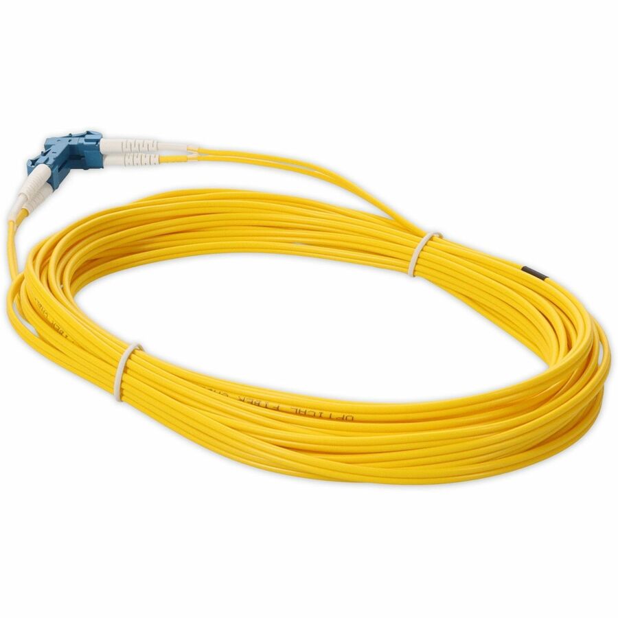 AddOn 2M Single-Mode fiber (SMF) Duplex LC/LC OS1 Yellow Patch Cable ADD-LC-LC-2M9SMF