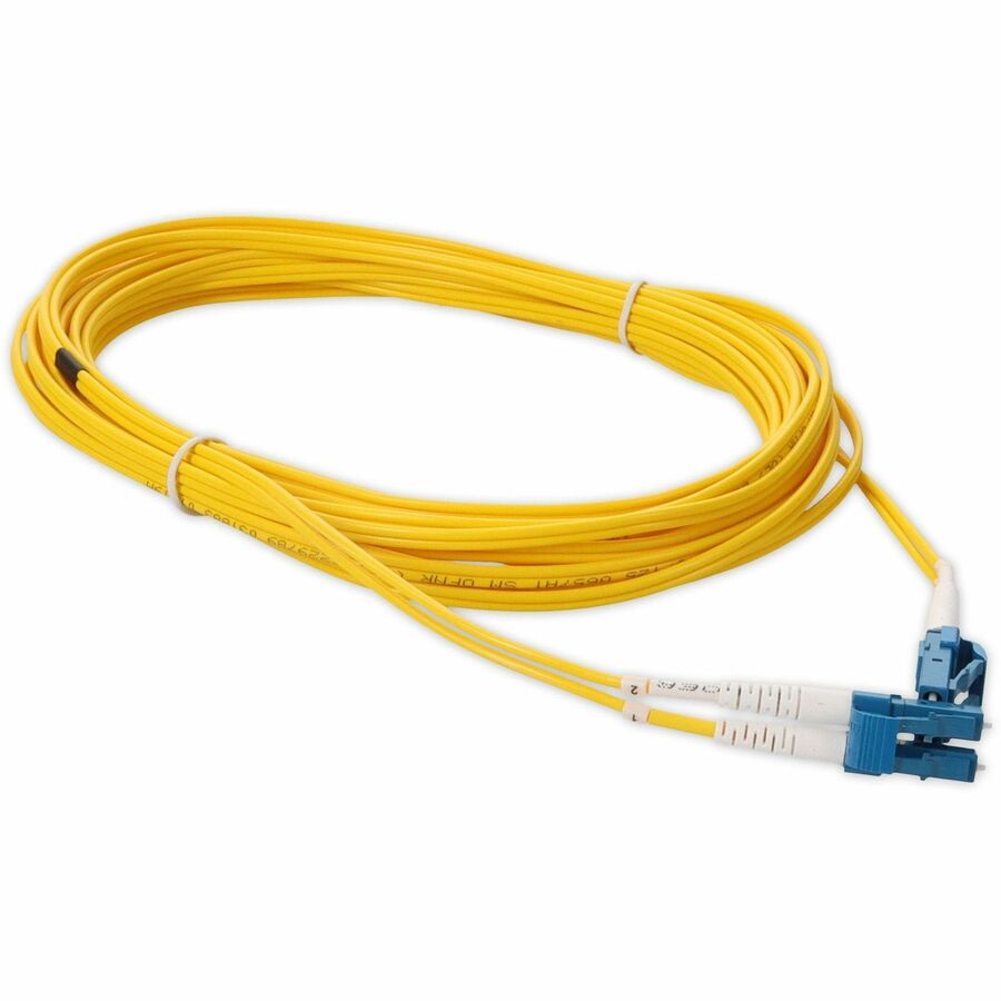 AddOn 2M Single-Mode fiber (SMF) Duplex LC/LC OS1 Yellow Patch Cable ADD-LC-LC-2M9SMF