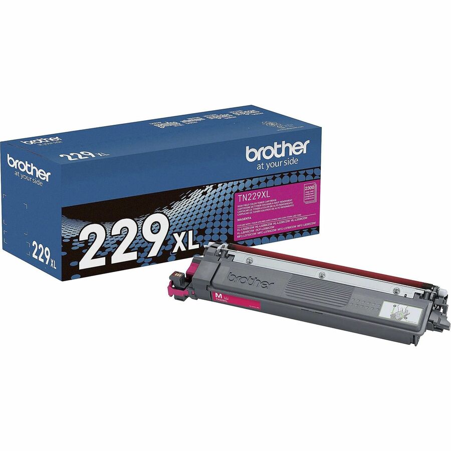 Brother Original High Yield Laser Toner Cartridge - Magenta - 1 Each TN229XLM